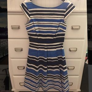 Kate Spade Blue Striped Dress